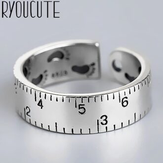 Echte Zilveren Kleur Fancy Ronde Ringen Voor Vrouwen Grote Antieke Ringen Vinger Sieraden