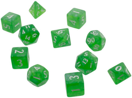 Eclipse Dobbelstenen Lime Groen (11 stuks)