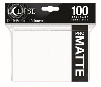 Eclipse Matte Standard Sleeves: Arctic White (100)