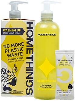 Eco Afwasmiddel Starterspakket fles + 1 zakje