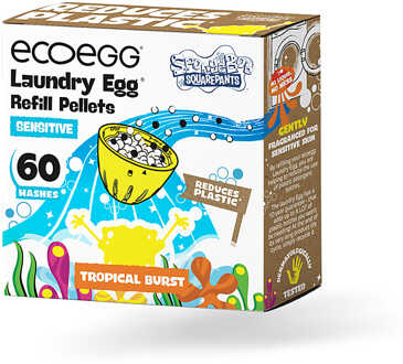eco egg SpongeBob Wasbal Sensitive Refill Pellets 60 wasbeurten - ...