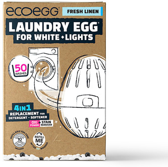 eco egg Wasballen Laundry Egg 50 wasbeurten Witte en Lichte Was - ...