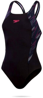 Eco+ H-Boom Splice Muscleback Badpak Dames M/38 Zwart dessin