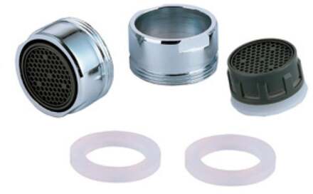 ECO-SAVE beluchter, chroom, M24ET, 6l/min, kalkbescherming (2x) - 98959231