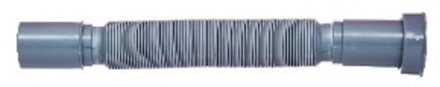 ECO-SAVE kunststof aansluitbuis, grijs, 1 1/2" IT x 40 mm, flexibel 325-830 mm - 98836849
