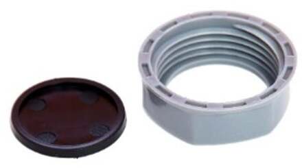 ECO-SAVE kunststof afsluitdop, grijs, voor aansluiting hevelapparaat 1" IG - 988392149