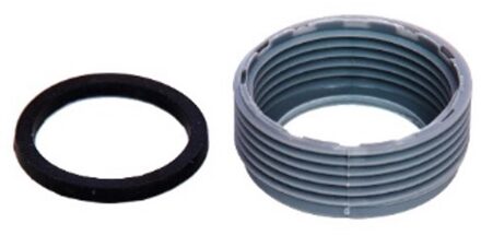 ECO-SAVE kunststof reduceerring voor sifon, grijs, 1 1/2" ET x 1 1/4" IT - 988376049
