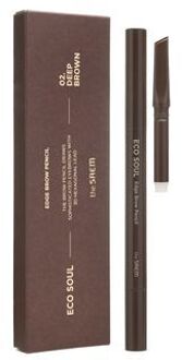 Eco Soul Edge Brow Pencil Set - 3 Colors #02 Deep Brown