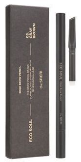 Eco Soul Edge Brow Pencil Set - 3 Colors #03 Gray Brown