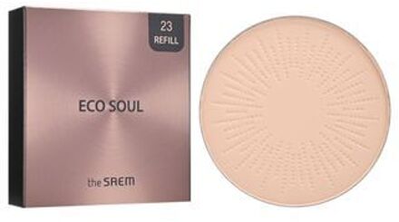 Eco Soul Luxury Gold Pact Refill Only - 2 Colors #23 Natural Beige