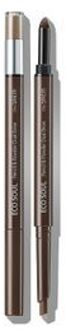 Eco Soul Pencil & Powder Dual Brow - 4 Colors #02 Deep Brown