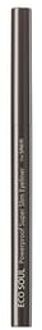 Eco Soul Powerproof Super Slim Eyeliner - 6 Colors #BK02 Ash Black