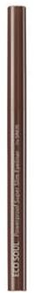 Eco Soul Powerproof Super Slim Eyeliner - 6 Colors #BR01 Thrill Brown