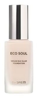 Eco Soul Vegan Silk Glam Foundation - 3 Colors 2024 Version - #23 Natural Beige