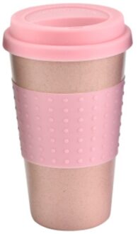 Eco-vriendelijke Koffie Thee Cup Herbruikbare Koffie Mokken Bamboevezel Koffie Cups Antislip Reizen Koffie Mok te Reinigen