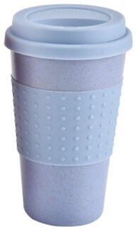 Eco-vriendelijke Koffie Thee Cup Herbruikbare Koffie Mokken Bamboevezel Koffie Cups Antislip Reizen Koffie Mok te Reinigen