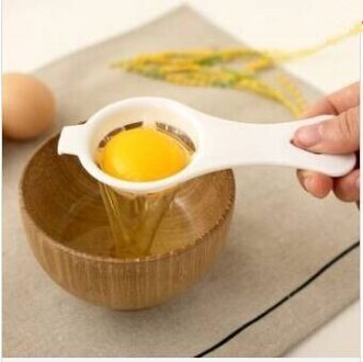 Eco-vriendelijke Plastic Egg White Yolk Separator Mini Ei Schifting Filter Zeef Divider Houder Keuken Gadget Koken Gereedschap S