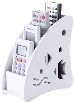 Eco-vriendelijke Plastic Hout TV Airconditioner Afstandsbediening Houder Home Office Diversen Storage Case Desk Organizer Box 3