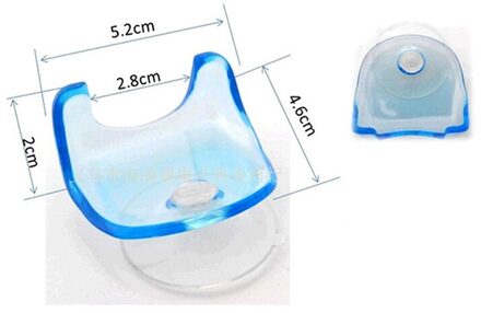 Eco-vriendelijke Plastic Scheerapparaat Tandenborstelhouder Wasruimte Muur Sucker Zuignap Haak Scheermes Clear Opknoping Opslag Plank