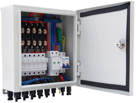 ECO-WORTHY 6 String 60A Solar Combiner Box for Residential Home Boat RV Solar Panel Kit