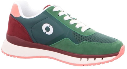 Ecoalf Groene Casual Synthetische Sneakers met 4 cm Rubberen Zool Ecoalf , Green , Dames - 40 Eu,37 Eu,38 EU