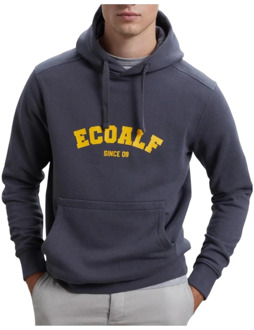 Ecoalf Hoodies Ecoalf , Black , Heren - L,M,S