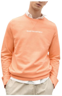 Ecoalf Sweatshirt Ecoalf , Orange , Heren - L,S