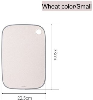 Ecoco Hakblokken Tool Rechthoek Hangable Snijplank Duurzaam Antislip Keuken Accessoires Snijplank klein Weaht