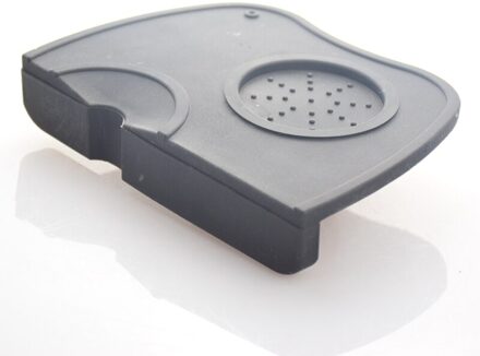 Ecocoffee Koffie Knoeien Hoek Mat Pod Tool Gemaakt voor Barista Siliconen Koffie Tamper Mat Zwart CIQ Gevulde
