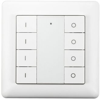EcoDim Draadloze Zigbee schakelaar van EcoDim - Geschikt voor 4 groepen - Witte kleur