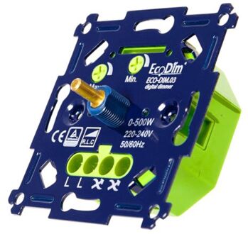 EcoDim LED EcoDim Inbouwdimmer 230V - Universeel - 500 Watt - Druk/Draai