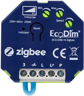 EcoDim LED Inbouwdimmer Module - Smart WiFi - ECO-DIM.10 - Fase Afsnijding RC - ZigBee - 0-250W