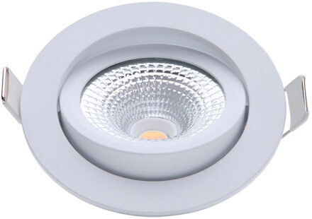 EcoDim LED Spot - Inbouwspot - ED-10022 - 5W - Waterdicht IP54 - Dimbaar - Dim to Warm - Warm Wit 2000K-3000K - Mat