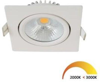EcoDim LED Spot - Inbouwspot - ED-10025 - 5W - Waterdicht IP54 - Dimbaar - Dim to Warm - Warm Wit 2000K-3000K - Mat