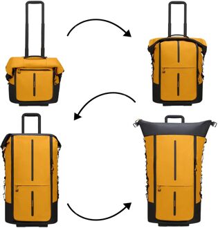 Ecodiver reistas op wielen 4-in-1 yellow Geel