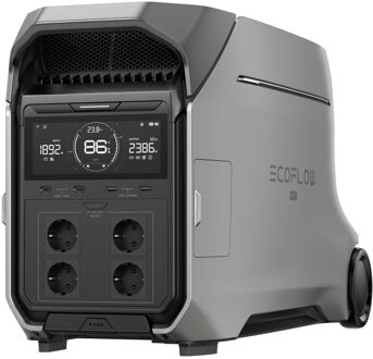 Ecoflow Delta Pro 3 Power Station, 4096wh Capacity, 4000w Rated Output / X-boost Up To 6000w (8000w Surge)