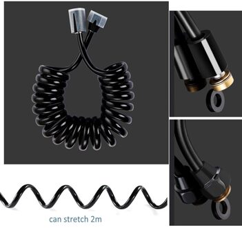 Ecofresh Bidets Zwart Badkamer Bidet Wc Kraan Bidet Koud Water Hygiënische Douche Moslim Douche Enkel Gat Draagbare Spuit voorjaar hose