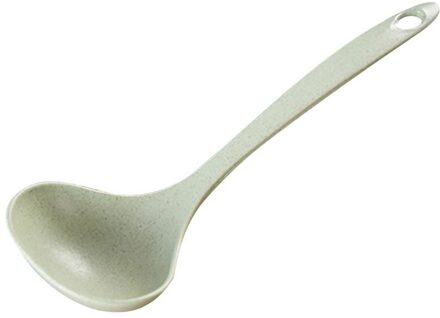 Ecofriendly Tarwe Stro Lange Handvat Lepel Milieubescherming Pollepel Lepel Voor Soep Koken Pap Cocina Accessoires