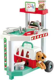 Écoiffier Dierenarts Trolley Met Hond Multikleur