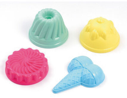 Écoiffier Gebakjes En Ijsjes Zandvormpjes 4 Stuks