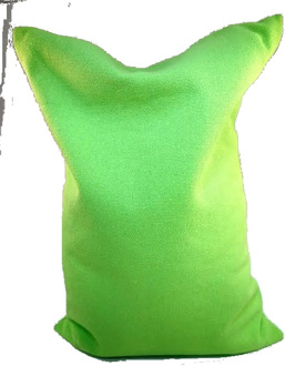 Ecologisch Kersenpitkussen 30 x 20 cm (Groen), voor soepele spieren en ontspanning