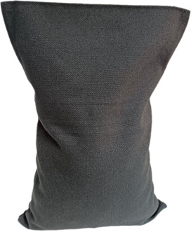 Ecologisch Kersenpitkussen-hoes - losse wasbare kussensloop voor kersenpitkussen 20x30 (Kleur: Donker Grijs)