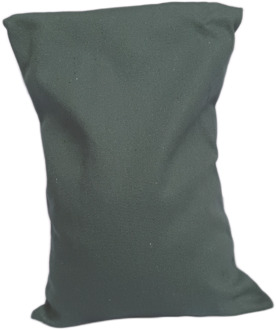 Ecologisch Kersenpitkussen-hoes - losse wasbare kussensloop voor kersenpitkussen 20x30 (Kleur: Donker Groen)