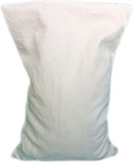 Ecologisch Kersenpitkussen-hoes - losse wasbare kussensloop voor kersenpitkussen 20x30 (Kleur: Wit)