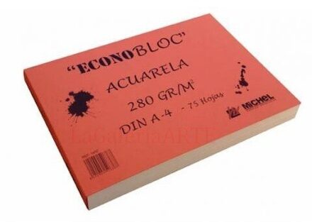 Econobloc 75 Vellen Aquarel Michel 20X20 Cm 280G