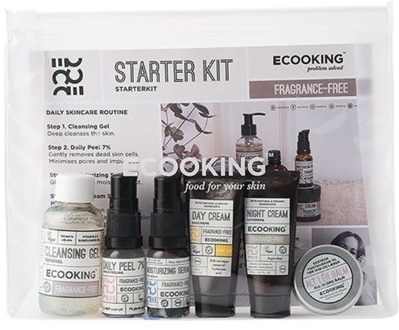 Ecooking Gezichtscrème Ecooking Starter Kit 50 ml + 2 x 10 ml + 3 x 15 ml