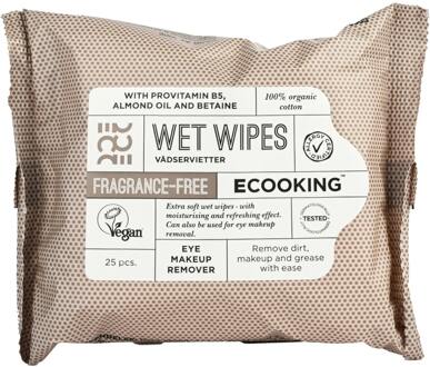 Ecooking Reinigingsdoekjes Ecooking Wet Wipes Fragrance Free 25 st