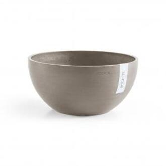 ECOPOTS Brussels kunststof bloempot Taupe - Ø 33,4 cm
