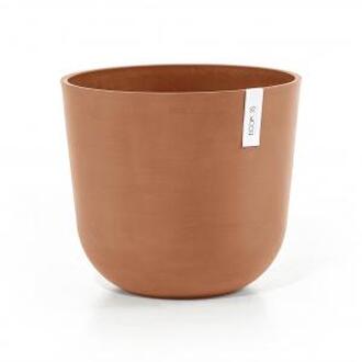 ECOPOTS Oslo kunststof bloempot Terracotta - Ø 33,1 cm