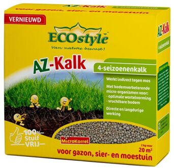 Ecostyle AZ-Kalk - 2 kg - kalk voor 20 m2